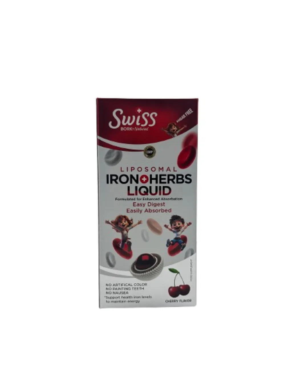 Swiss Bork Iron+herbs liquid 150ml thumbnail 1