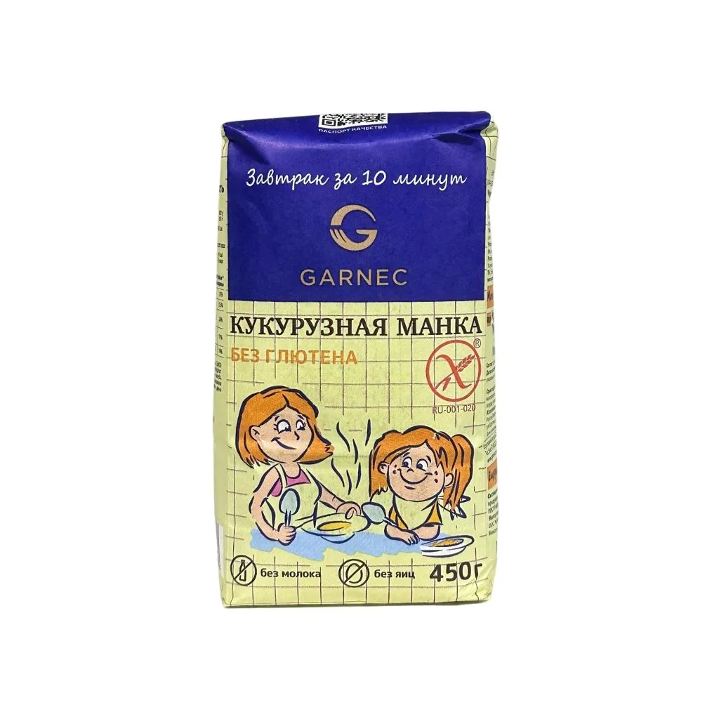 Гарнец Кукурузная манка 450 гр thumbnail 1