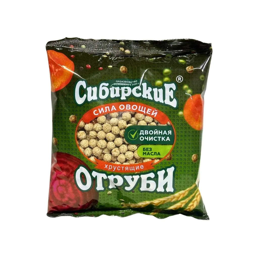 Сибирские отруби хрустящие Сила овощей 100 гр 25шт thumbnail 1