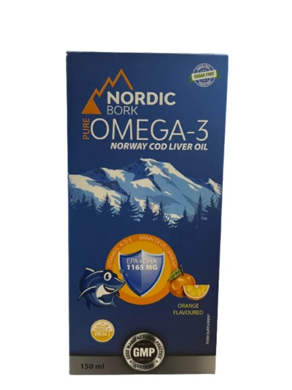 Nordic Bork Omega 3, orange flavoured, 150мл thumbnail 1