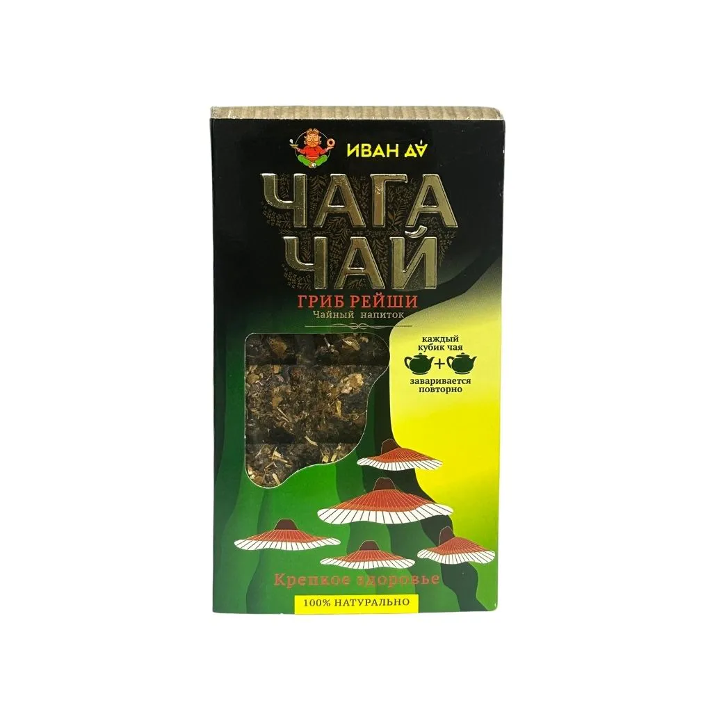 Чайный напиток Чага-чай с грибом рейши 96 гр 12 шт thumbnail 1