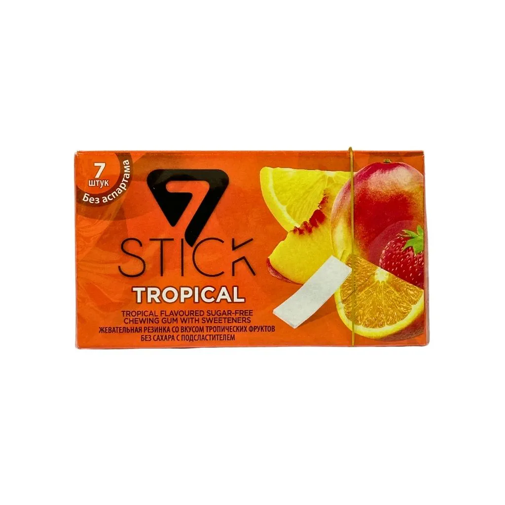 Жевательная резинка 7 STICK MIXED FRUIT TROPICAL 14.5гр 24шт thumbnail 1