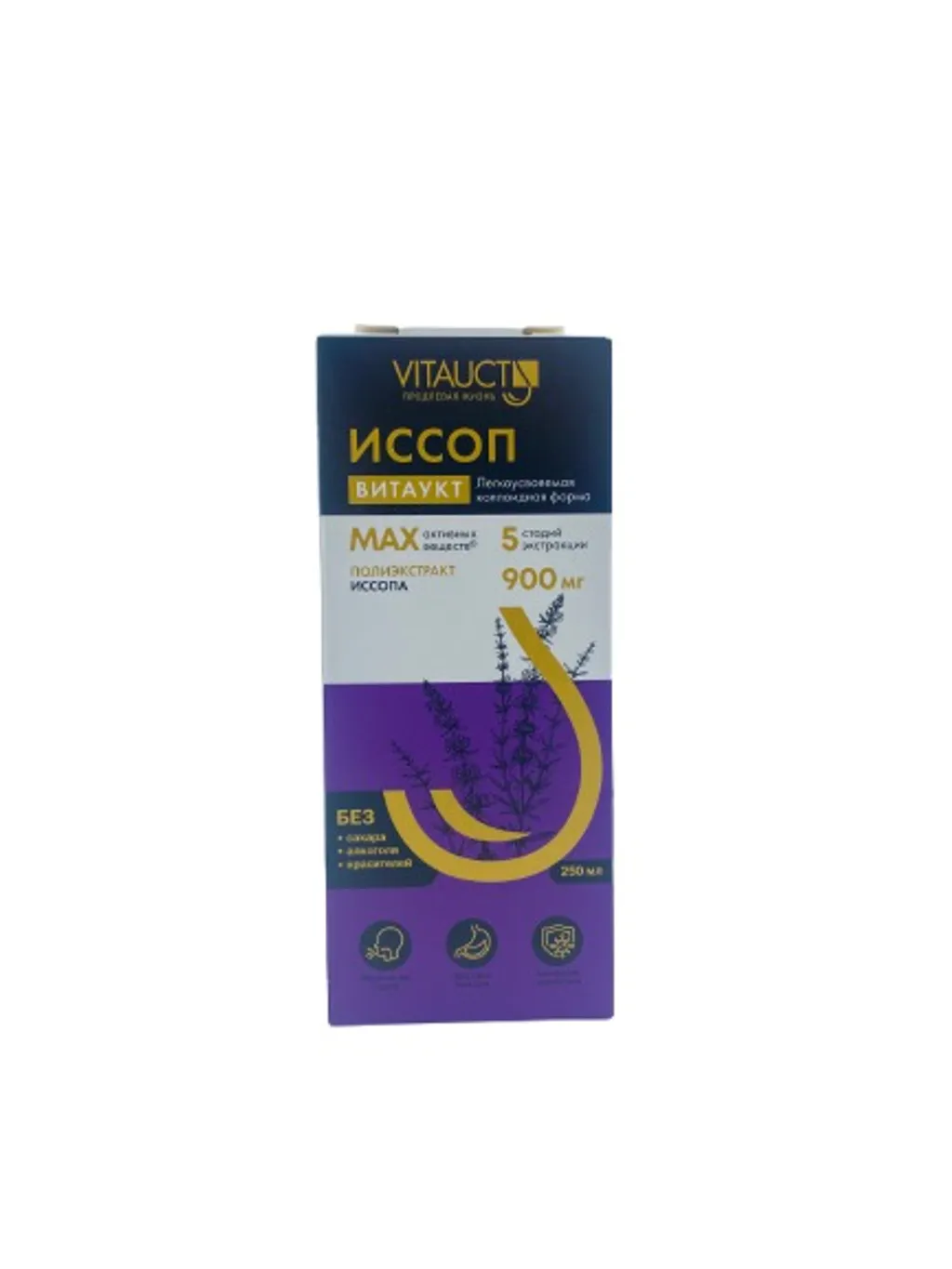 20% Vitauct Иссоп раствор 250мл thumbnail 1