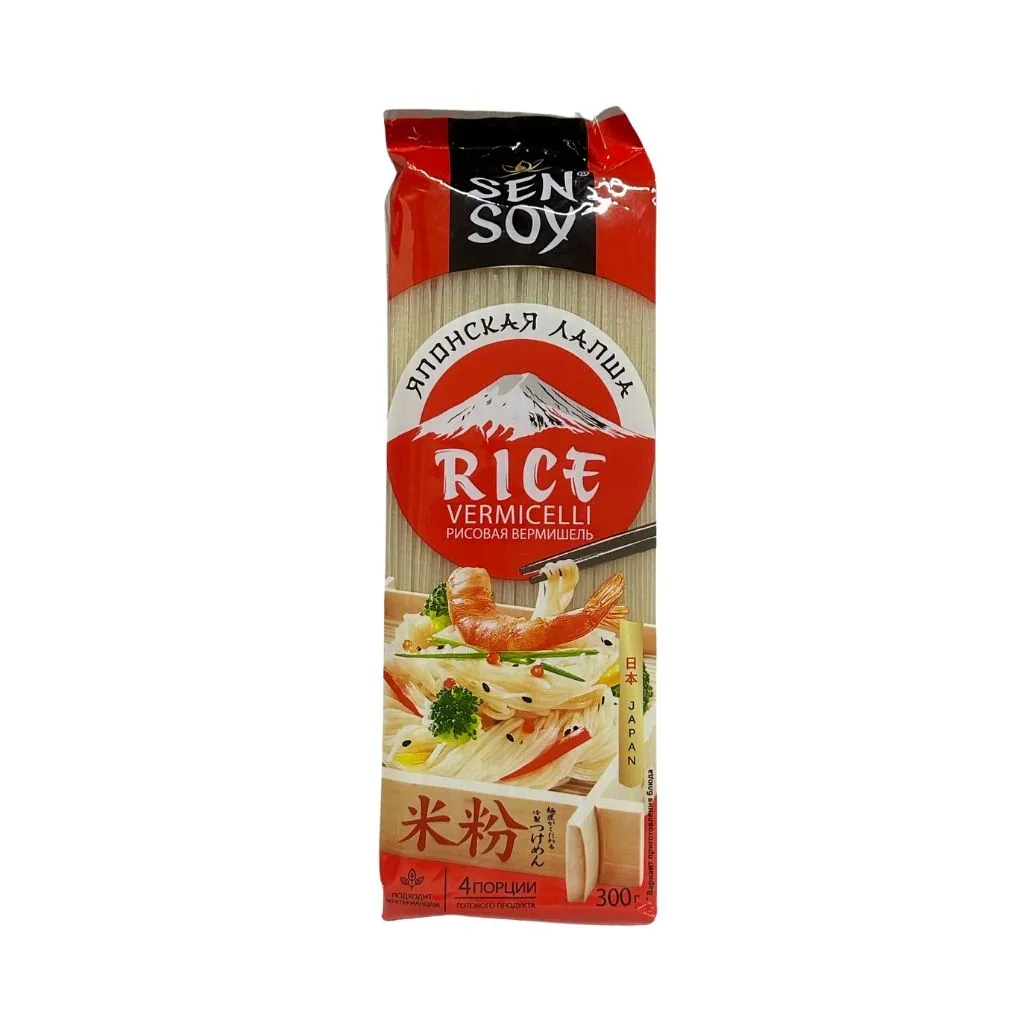 Sen Soy Лапша рисовая Rice Vermicelli 300гр thumbnail 1
