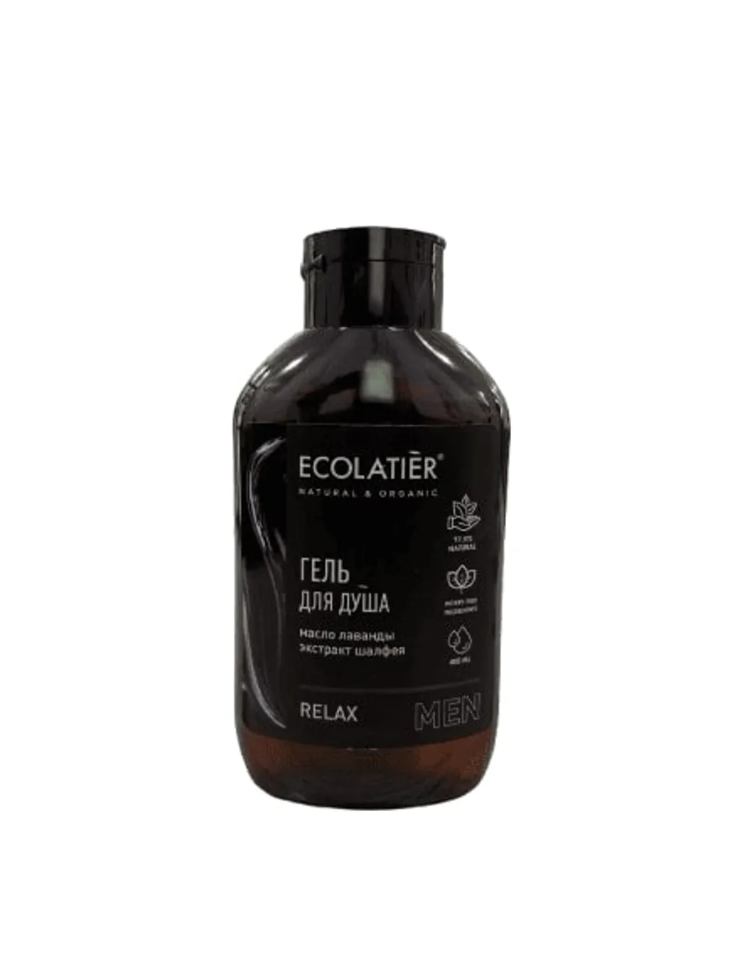ECOLATIER Мужской гель для душа Relax 400мл 10шт thumbnail 1