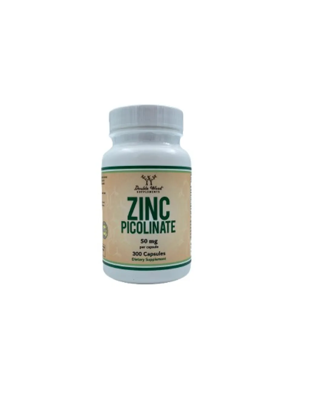Double Wood Zinc Picolinate 50mg 300cap thumbnail 1