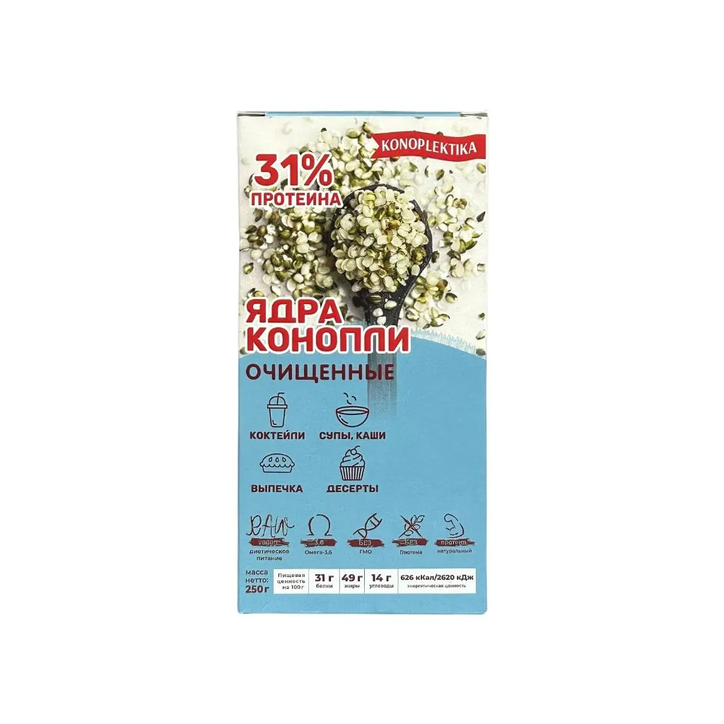 Ядра конопли очищенные 250гр 13 шт thumbnail 1