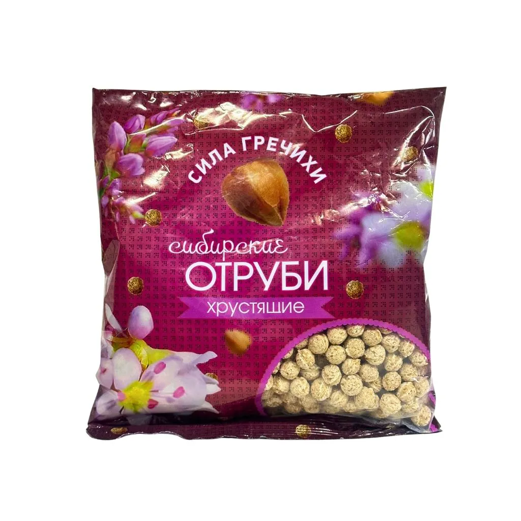 Сибирские отруби хрустящие Сила гречихи 100 гр 25шт thumbnail 1