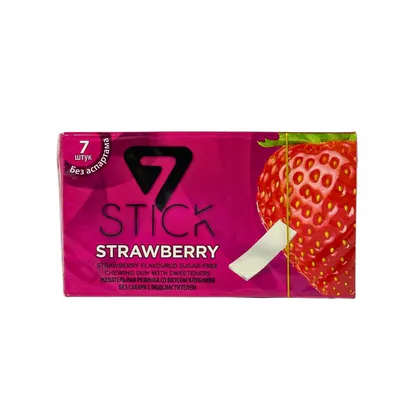 Жевательная резинка 7 STICK STRAWBERRY 14,5гр 24шт