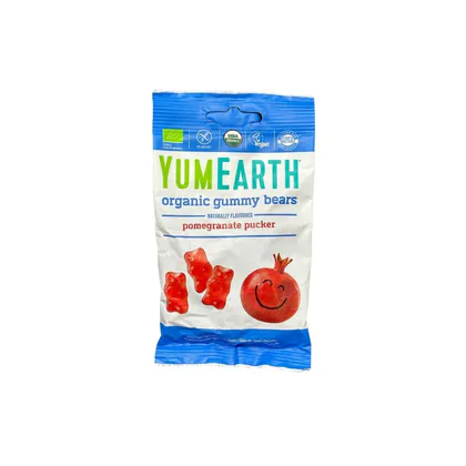 YUMEARTH Органические жевательные мишки (гранатовый вкус) 50гр 12шт