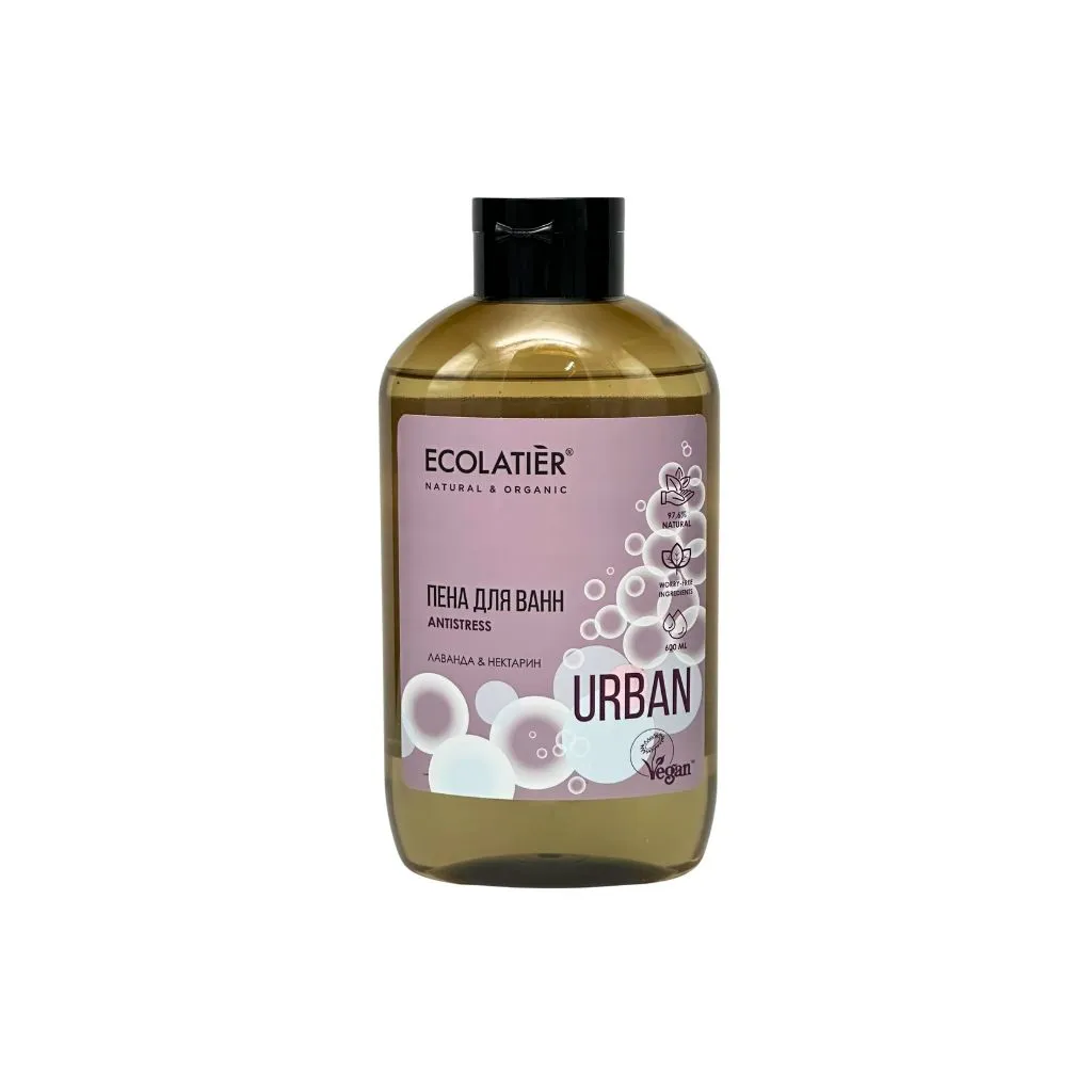 ECOLATIER URBAN Пена для ванн лаванда и нектаринн 600мл thumbnail 1