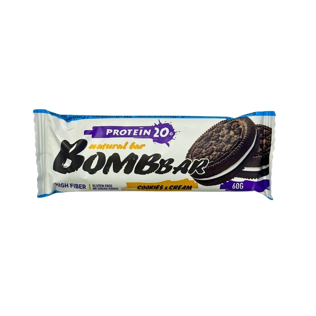 Bombbar батончик Печенье-крем  60гр 20шт thumbnail 1