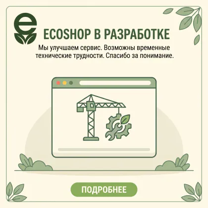 EcoShop обновляется: возможны временные технические неполадки