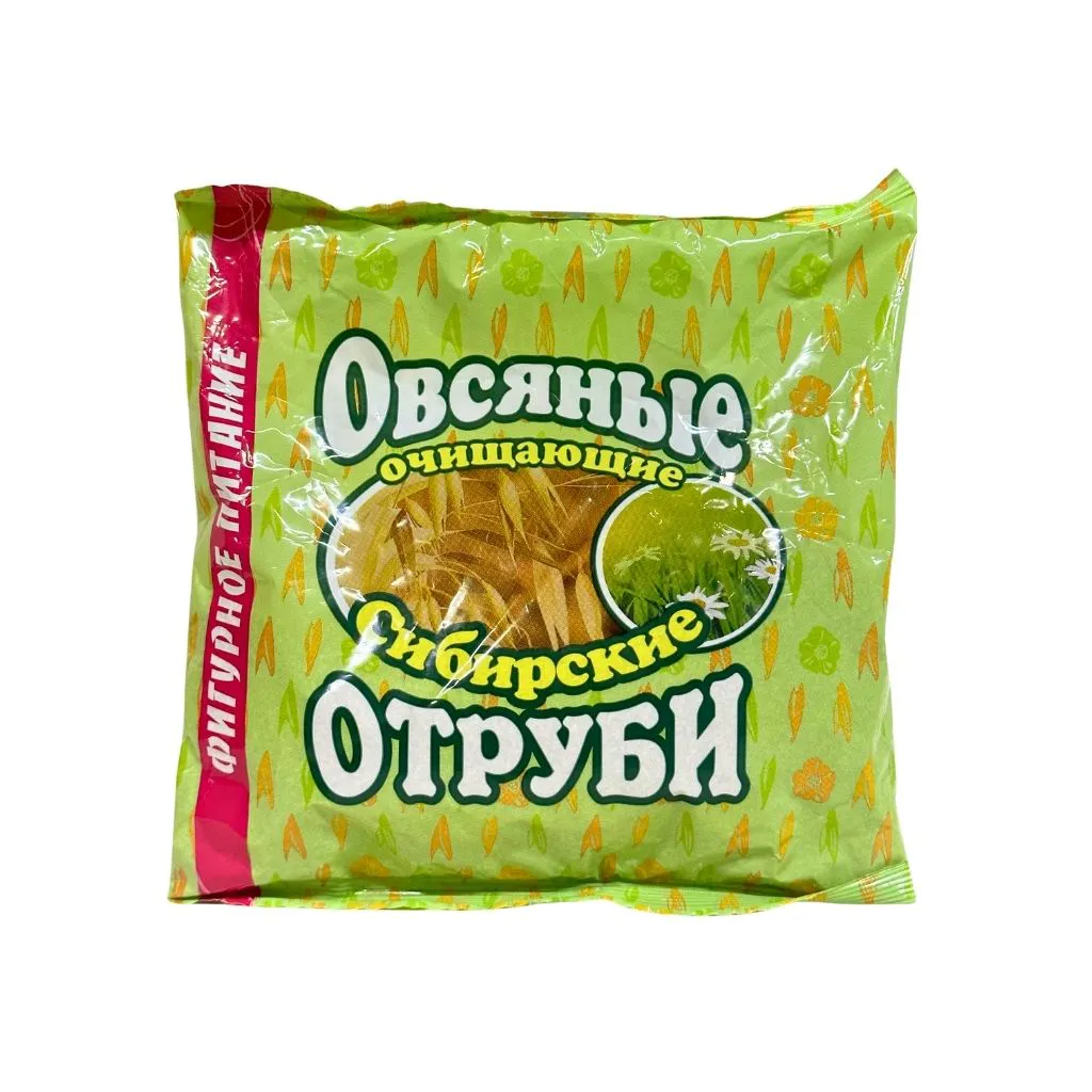 Сибирская клетчатка Отруби Сибирские Овсяные очищающие  200 грамм thumbnail 1