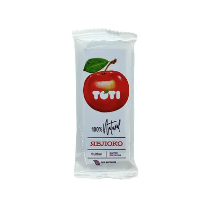 20% Toti Пастильный батончик (яблоко) 40гр 20шт