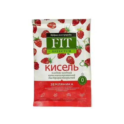 Фитпарад Кисель Земляника Effectum 30гр 35шт