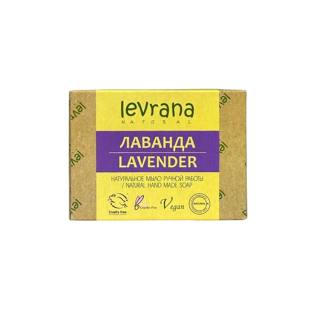 Мыло твердое ручной работы Лаванда 100 гр thumbnail 1
