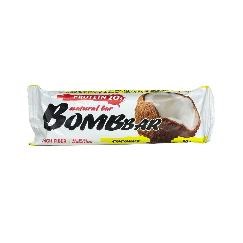 Bombbar батончик Кокос 60гр 20шт thumbnail 1