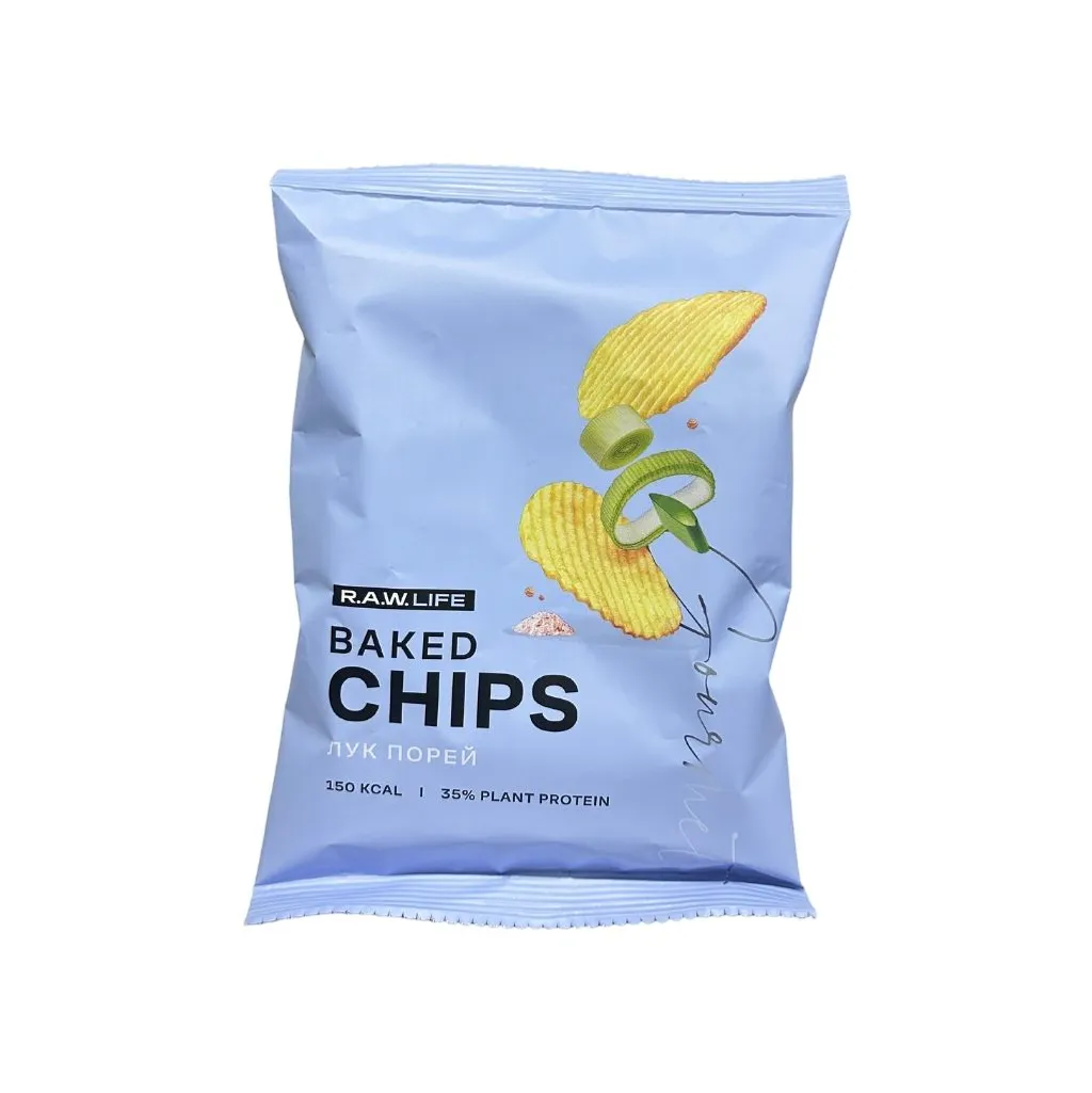 Рау лайф Baked Chips Лук порей 35гр 6шт thumbnail 1