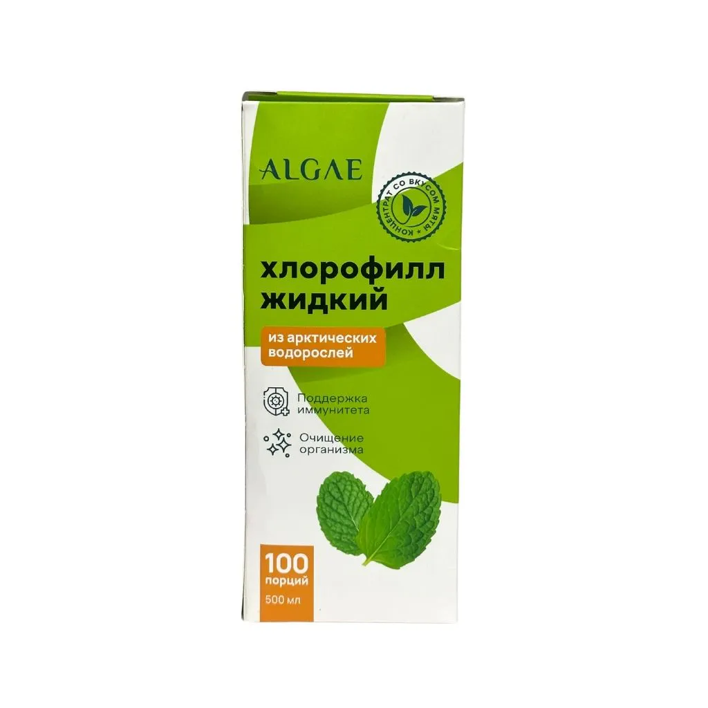 25% Algae Хлорофилл жидкий 500мл thumbnail 1