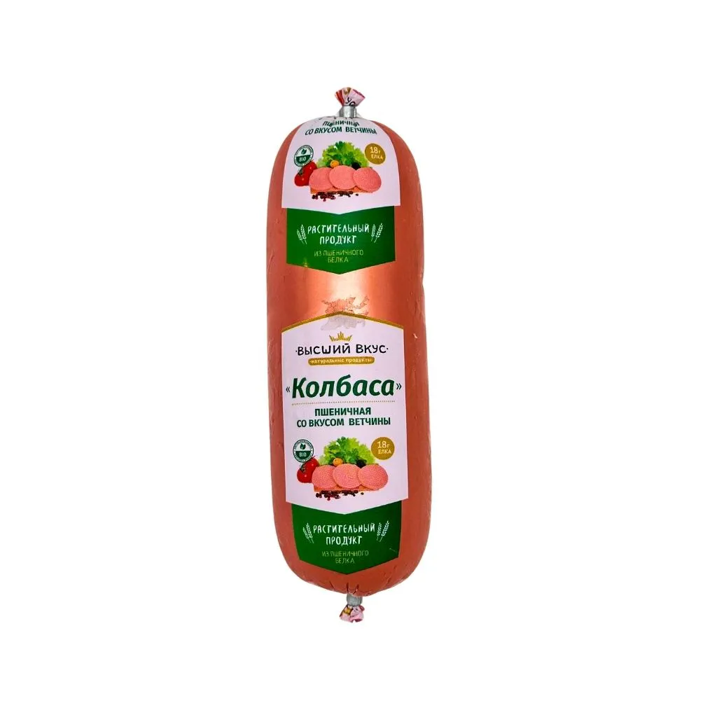 Колбаса пшеничная постная со вкусом ветчины 400 гр thumbnail 1