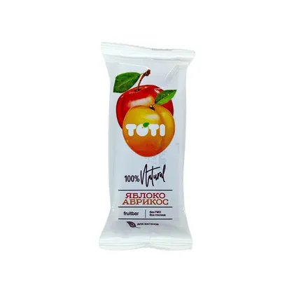 20% Toti Пастильный батончик (яблоко-абрикос) 40гр 20шт