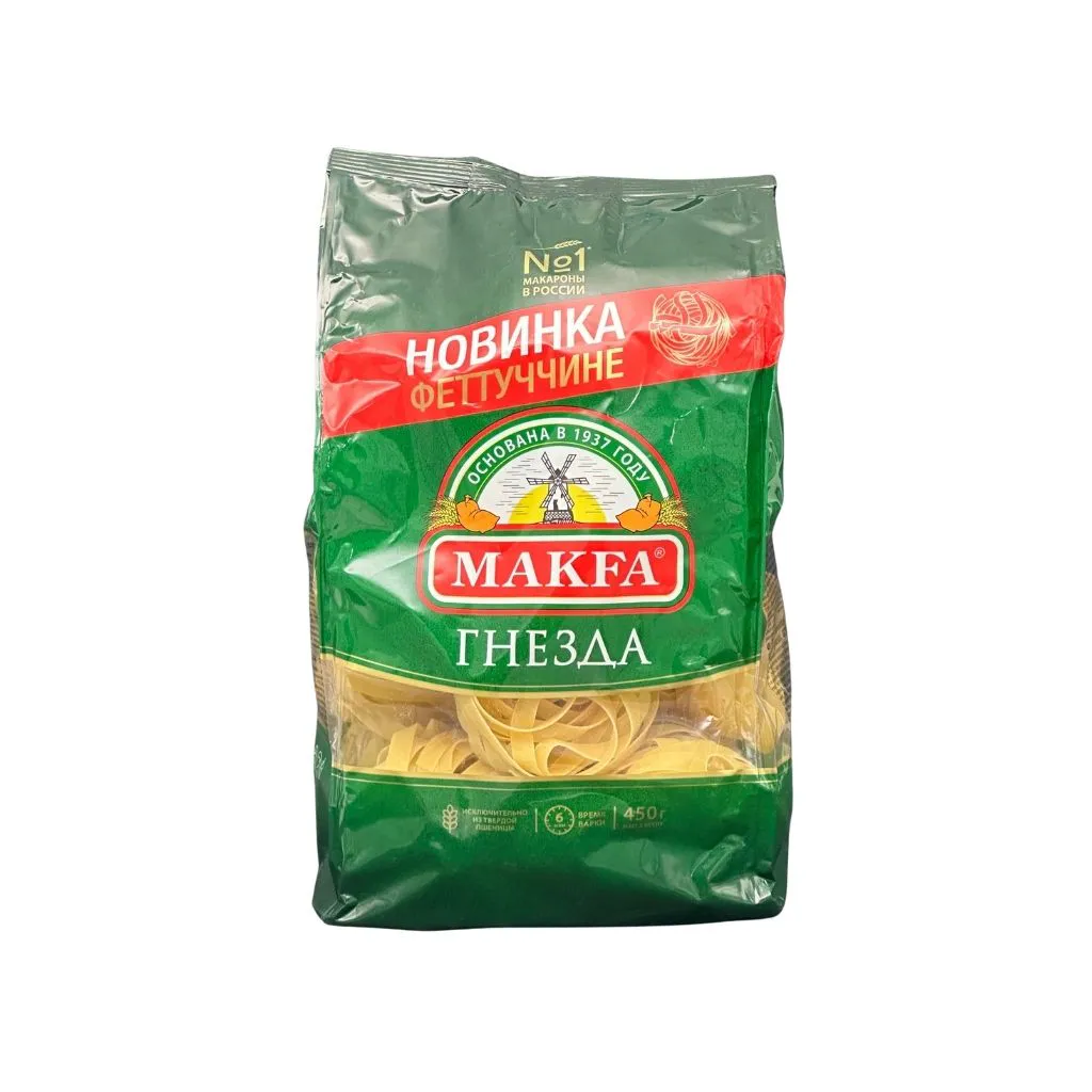 20% Макфа Феттуччине (Гнезда) 450гр