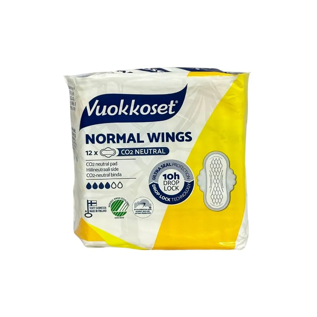 20% Vuokkoset 12 Normal wings Прокладки с крылышками 12шт thumbnail 1