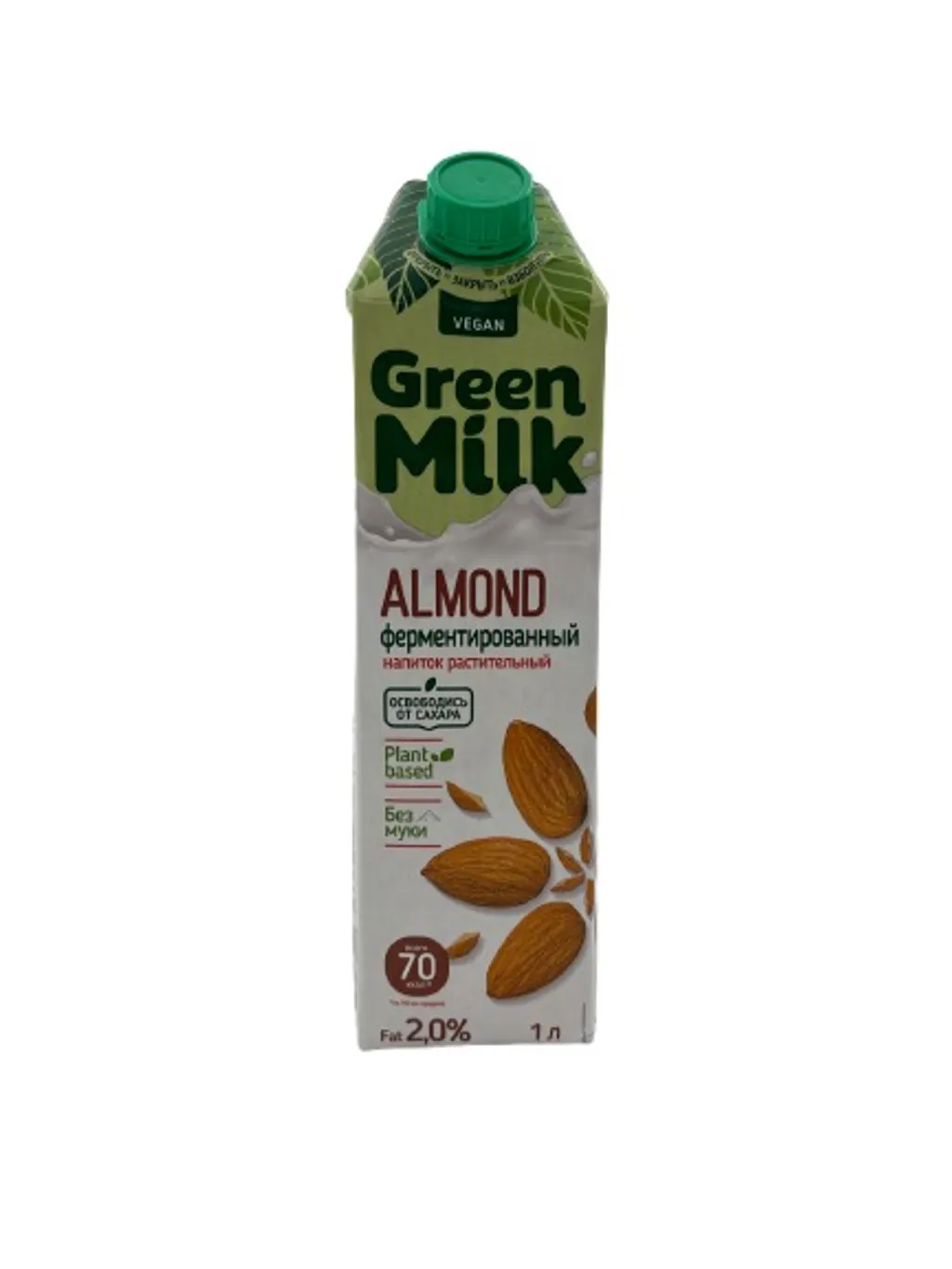 20% Green milk Напиток с миндалем на ячменно-нутовой основе 1 л 12 шт thumbnail 1