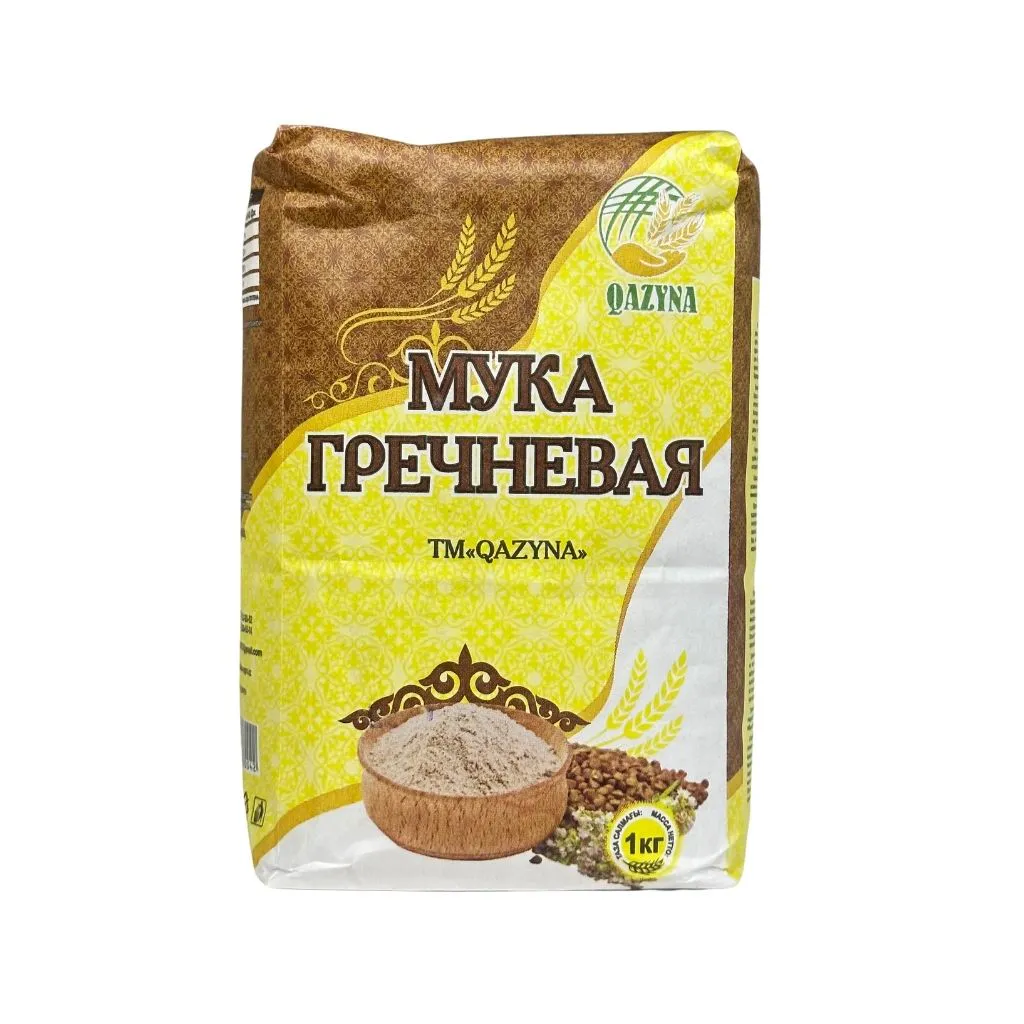 17% Казына Мука гречневая 1кг