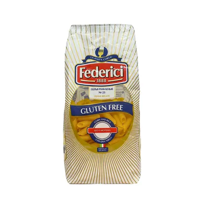 Federici Penne Rigate Изделия макаронные без глютена Пенне 400гр 12шт