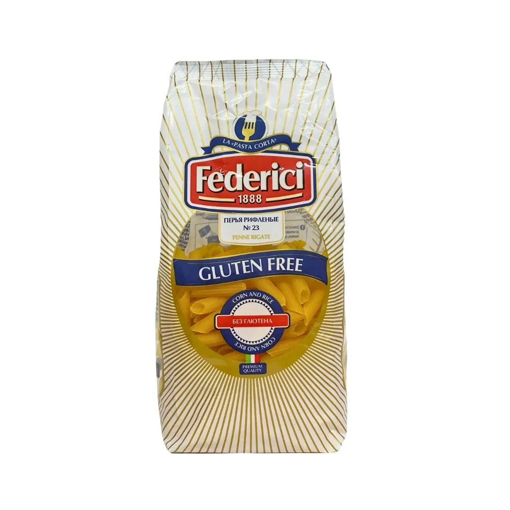 Federici Penne Rigate Изделия макаронные без глютена Пенне 400гр 12шт thumbnail 1