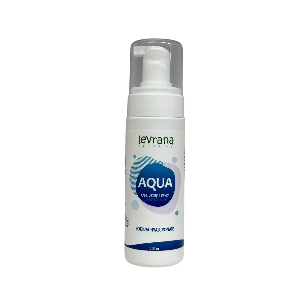 Очищающая пенка для умывания Aqua с гиалуроновой кислотой 150 мл