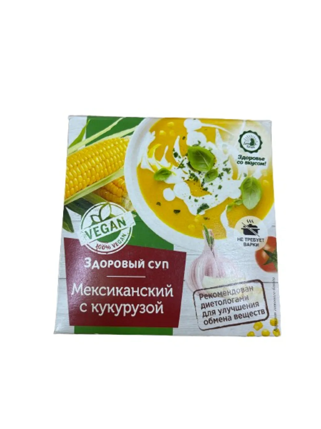 Здоровый Суп не требующий варки Мексиканский с кукурузой 30 гр thumbnail 1