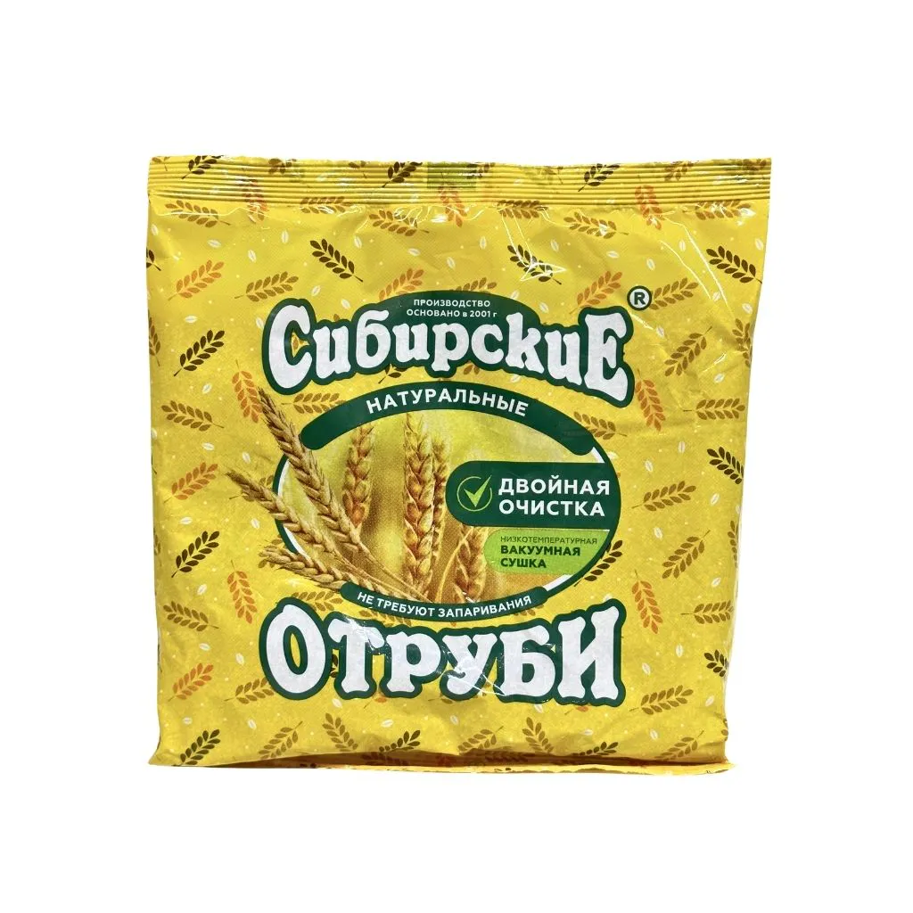 Сибирская клетчатка Отруби Пшеничные натуральные 200гр 20шт thumbnail 1