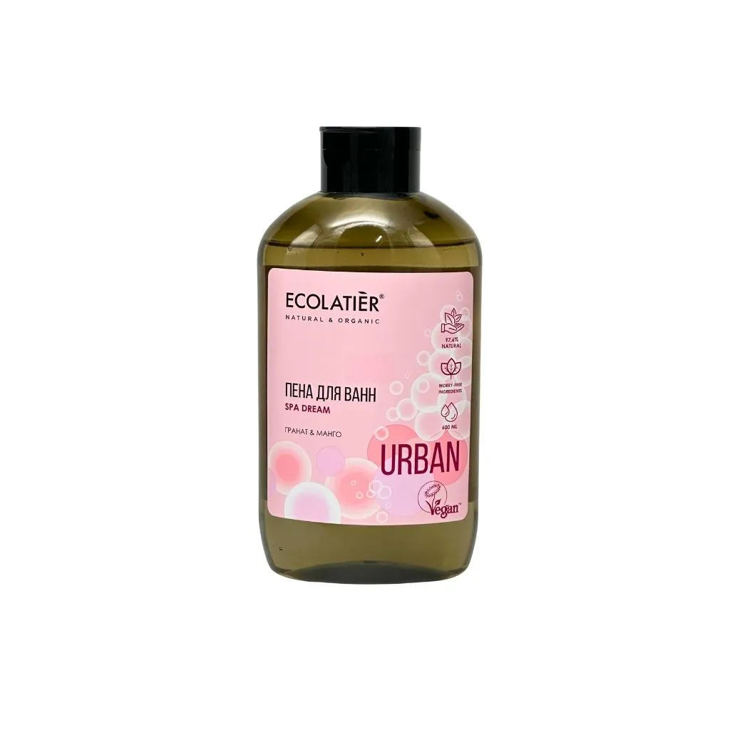 ECOLATIER URBAN Пена для ванн гранат и манго 600мл thumbnail 1