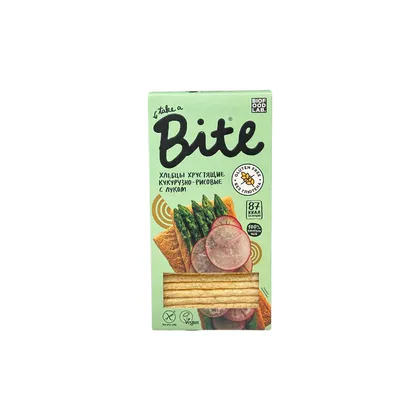 Bite Хлебцы хрустящие кукурузно-рисовые с луком 150гр 8шт