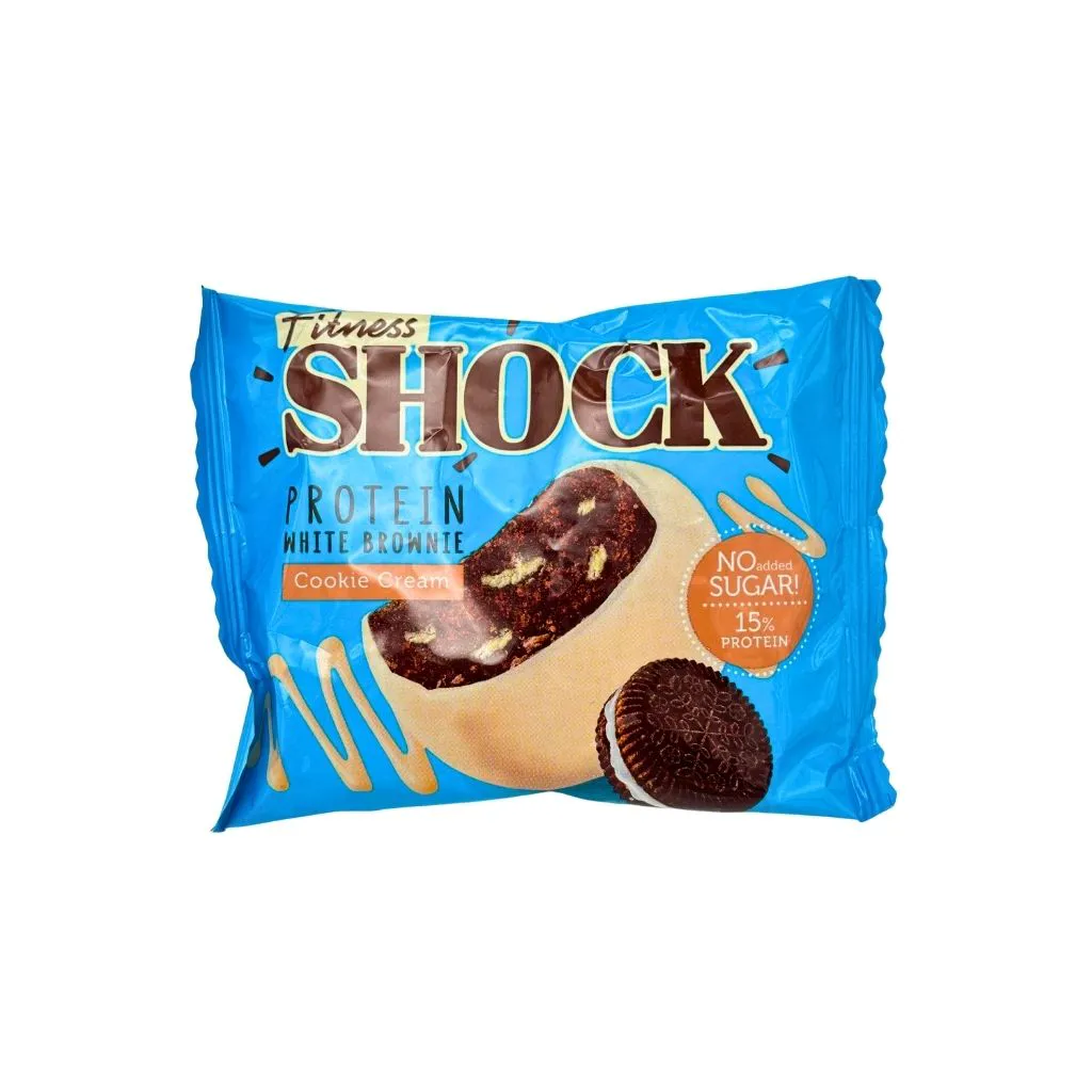 FitnesShock Изделие кондитерское глазированное Брауни с ароматом печенья 50гр 10шт thumbnail 1