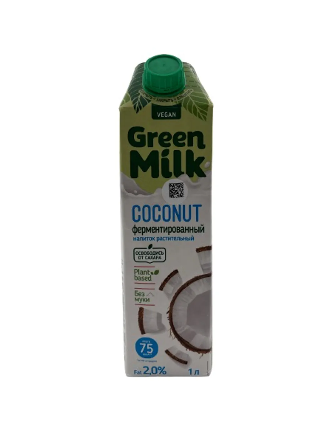 20% Green milk Напиток с кокосом на ячменно-нутовой основе 1 л 12 шт thumbnail 1