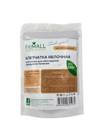 Фитпарад Клетчатка яблочная 250гр TM FitMall 9шт