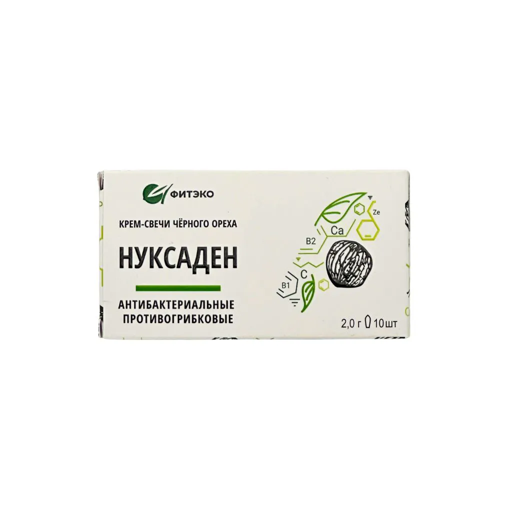 Крем-свечи Нуксаден Антипаразит №10 Фитэко thumbnail 1