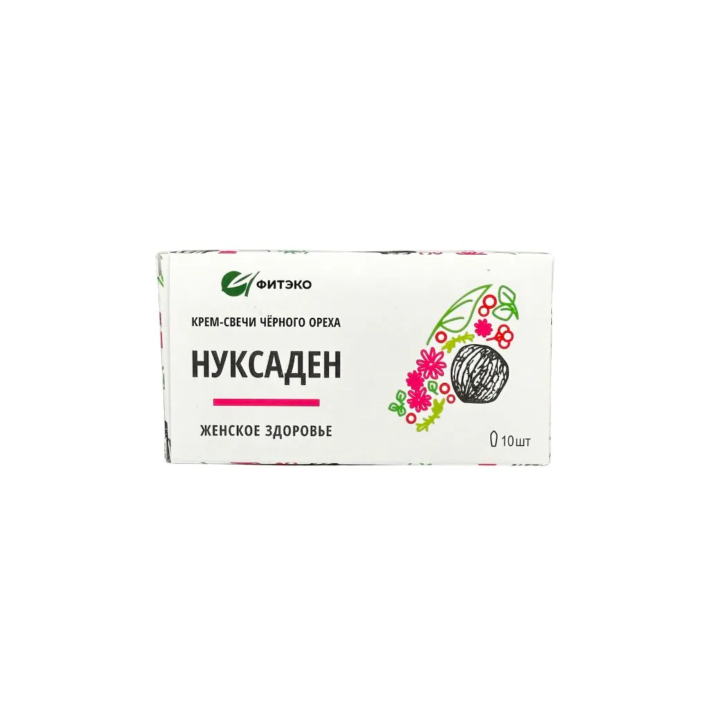 Крем-свечи Нуксаден Женское здоровье №10 Фитэко 300 гр thumbnail 1