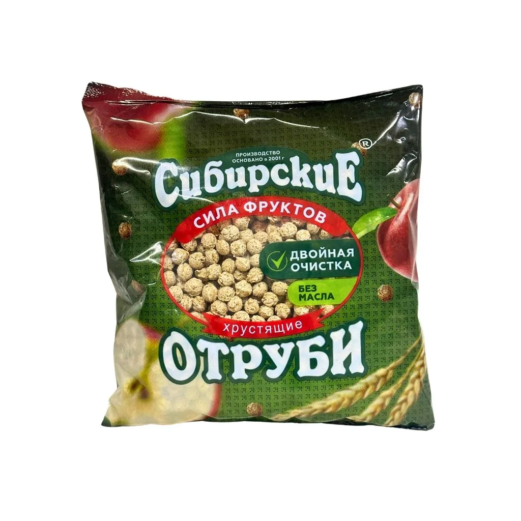 Сибирские отруби хрустящие Сила фруктов 100 гр 25шт thumbnail 1