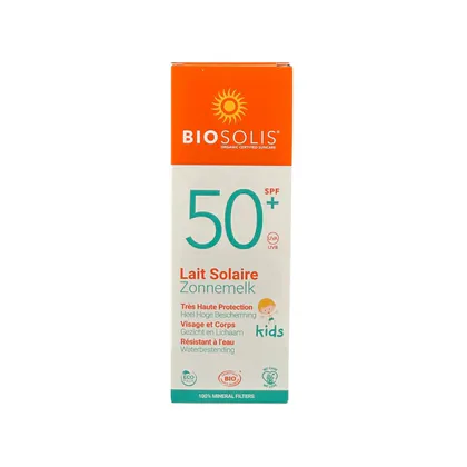 Biosolis Детское солнцезащитное молочко для лица и тела SPF50+ 100мл