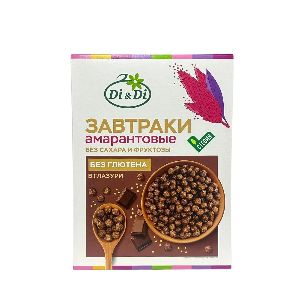 Завтраки амарантовые Di&Di в глазури 250 гр 20 шт thumbnail 1