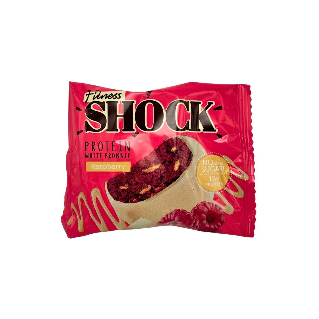 FitnesShock Изделие кондитерское глазированное Донат с малиновой начинкой 70гр 9шт 54в кор thumbnail 1